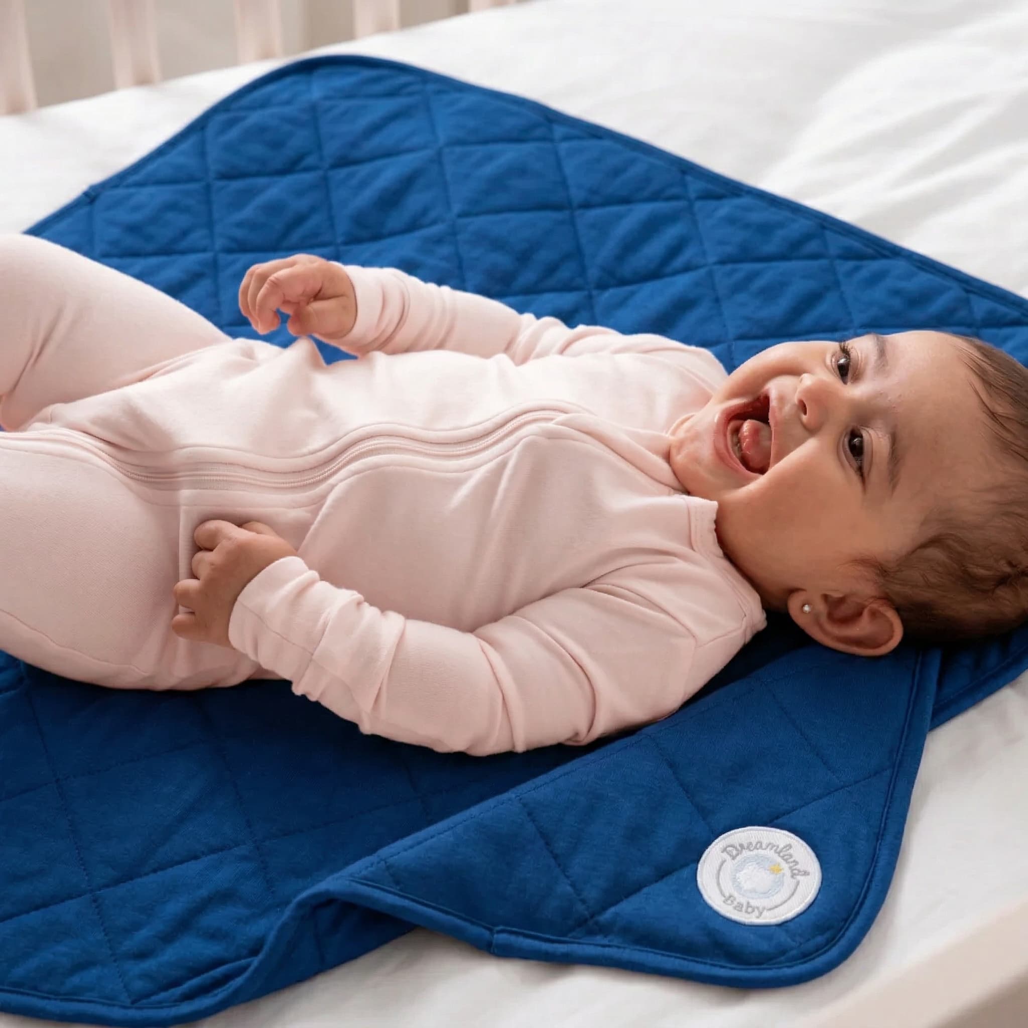 Dream Baby Blanket — Navy — generated 2