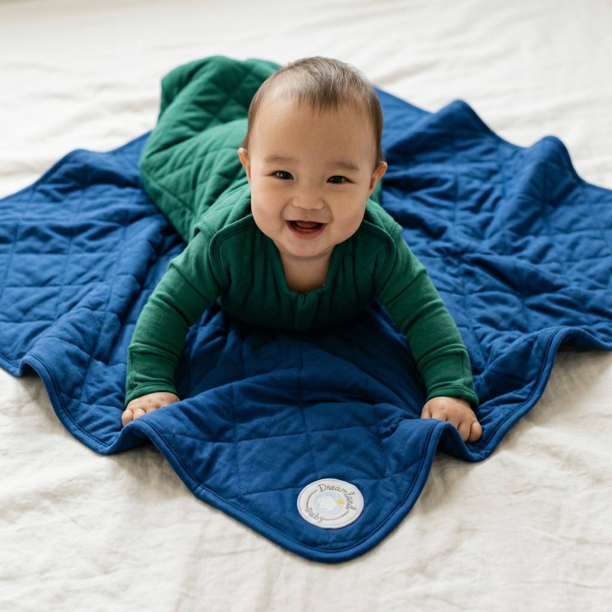 Dream Baby Blanket — Navy — generated 3