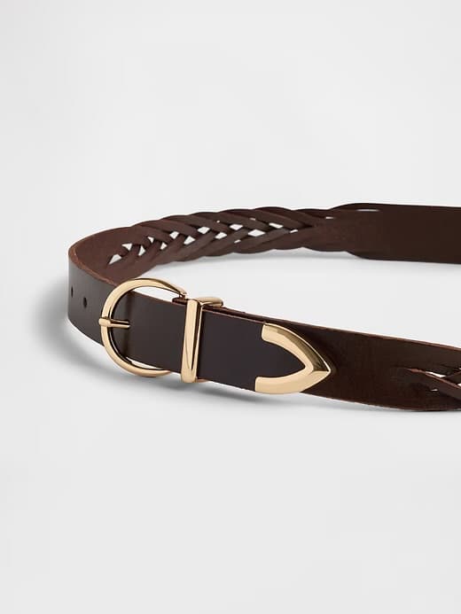 Braided Leather Belt — source 2